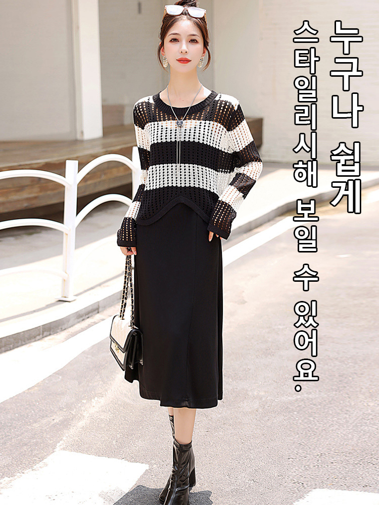 [민소매 원피스 세트]부드럽고 시원한 촉감, 추가 구매 시 19,800원.