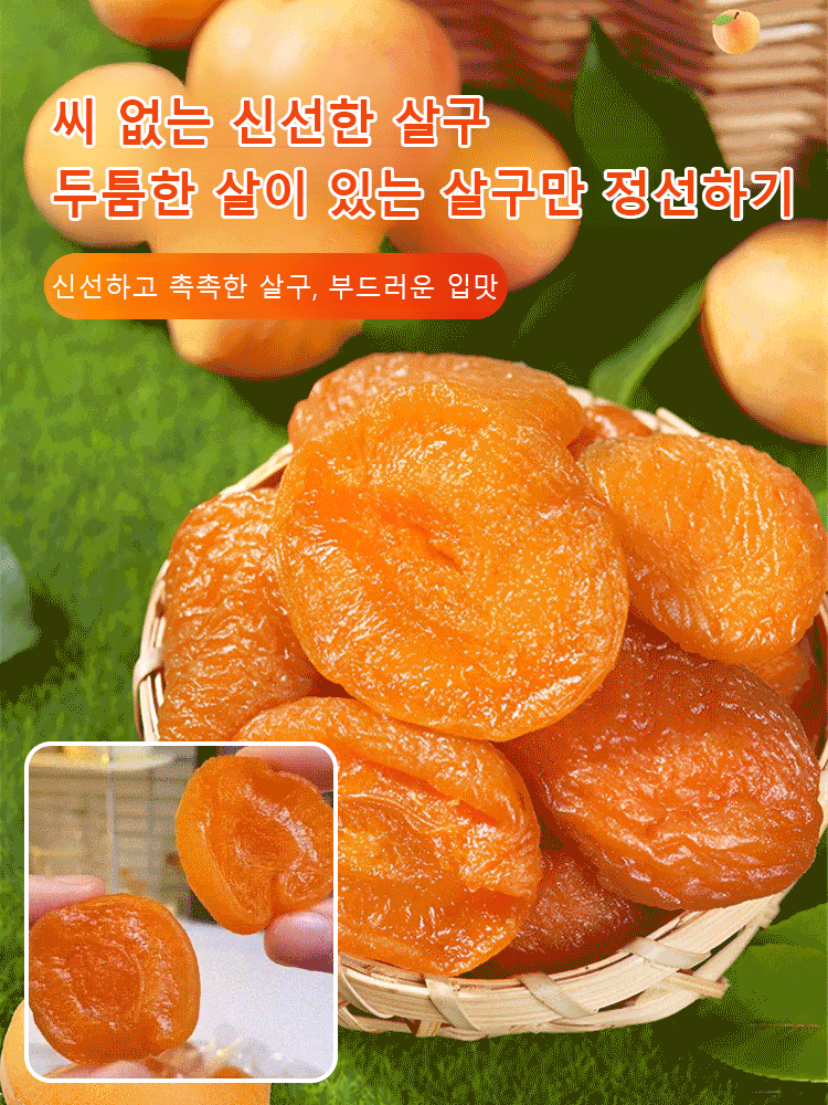 [0설탕 0첨가] 씨 없는 유기농 말린 홍살구