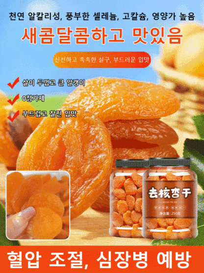 [0설탕 0첨가] 씨 없는 유기농 말린 홍살구