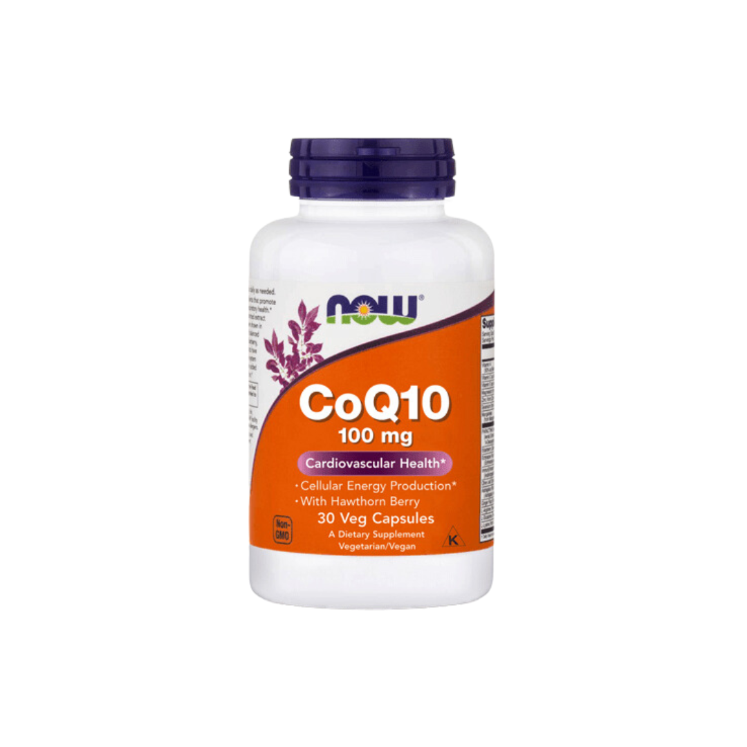 NOW Foods' CoQ10 100 mg- 30 Veg caps