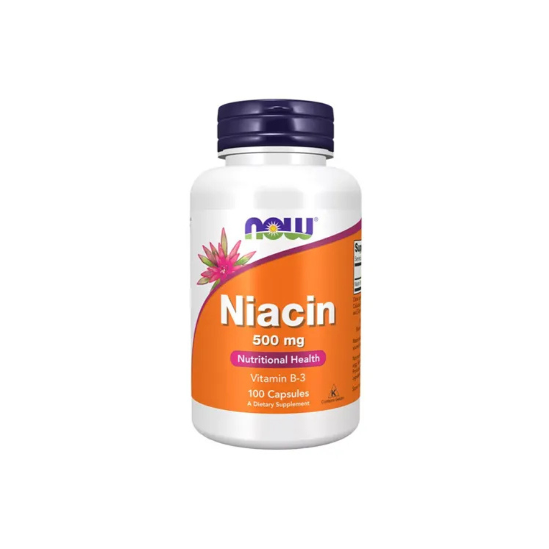 NOW Foods Niacin 500mg-100 Capsules