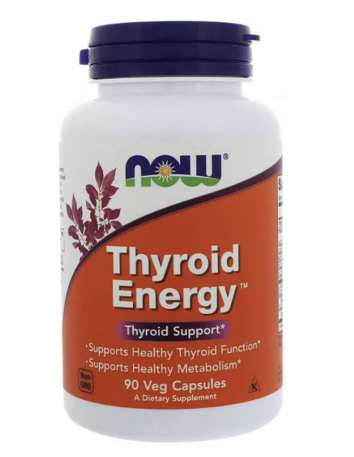 NOW Foods – Thyroid Energy, 90 Veg Capsules