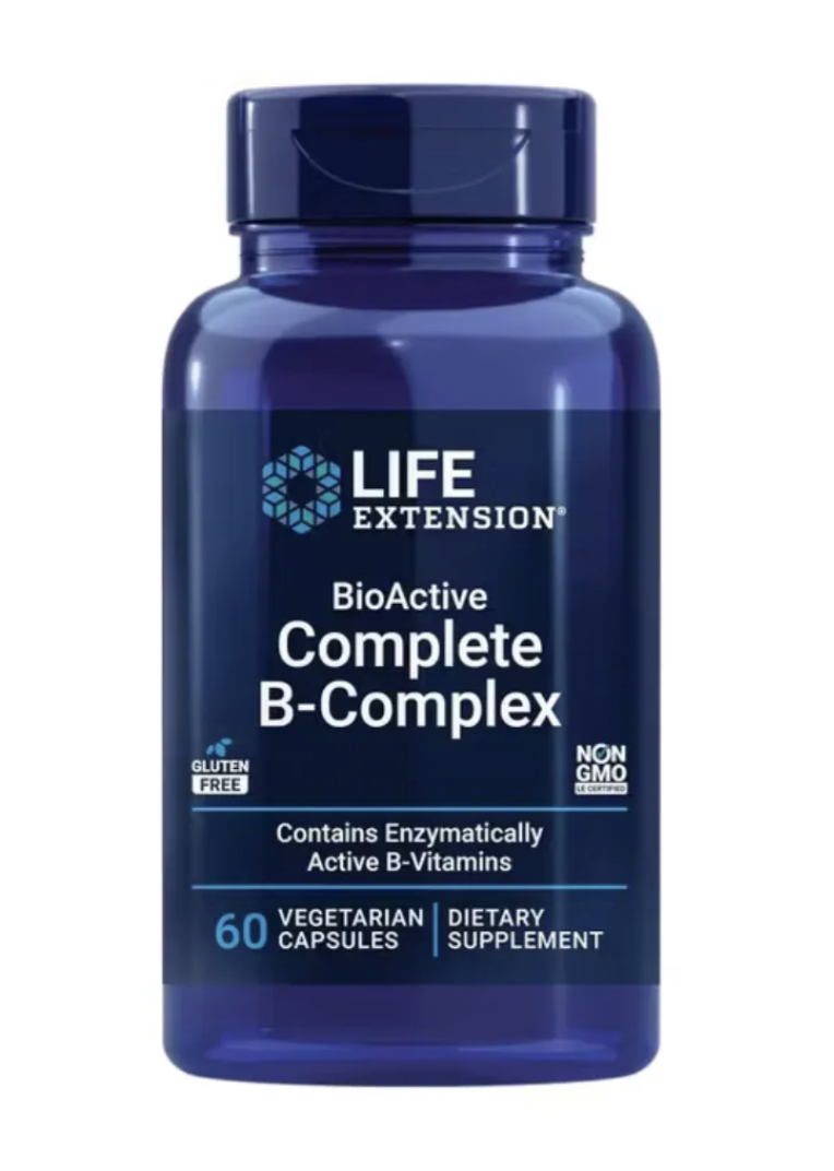 Life Extension BioActive Complete B-Complex (Methylated) - 60 Vegetarian Capsules
