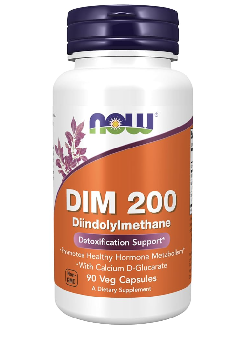 NOW DIM 200 – Diindolylmethane 90 Vegetarian Capsules