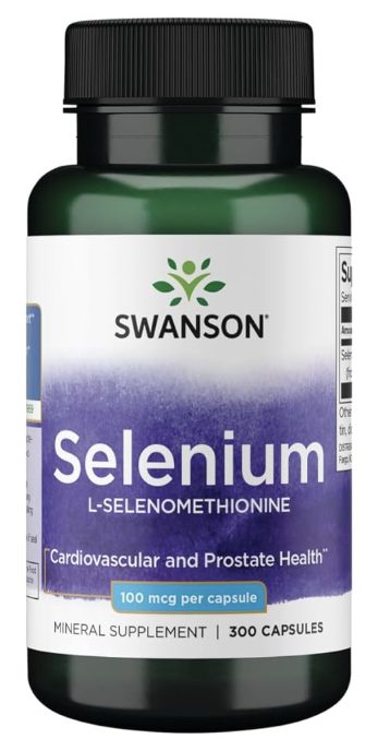 Swanson Selenium (L-Selenomethionine) 100 mcg – 100 Capsules