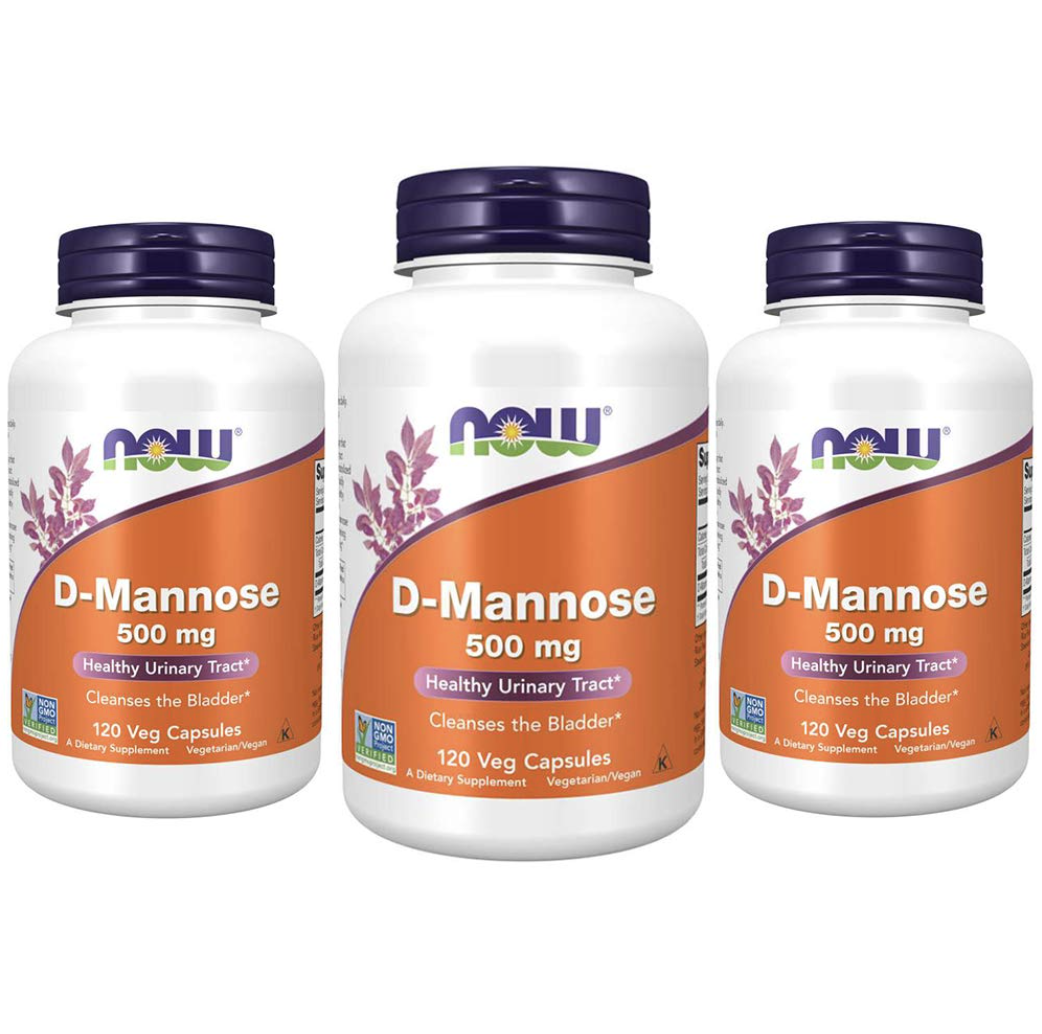 Now Foods D-Mannose 500 mg – Urinary Support - Veg Capsules
