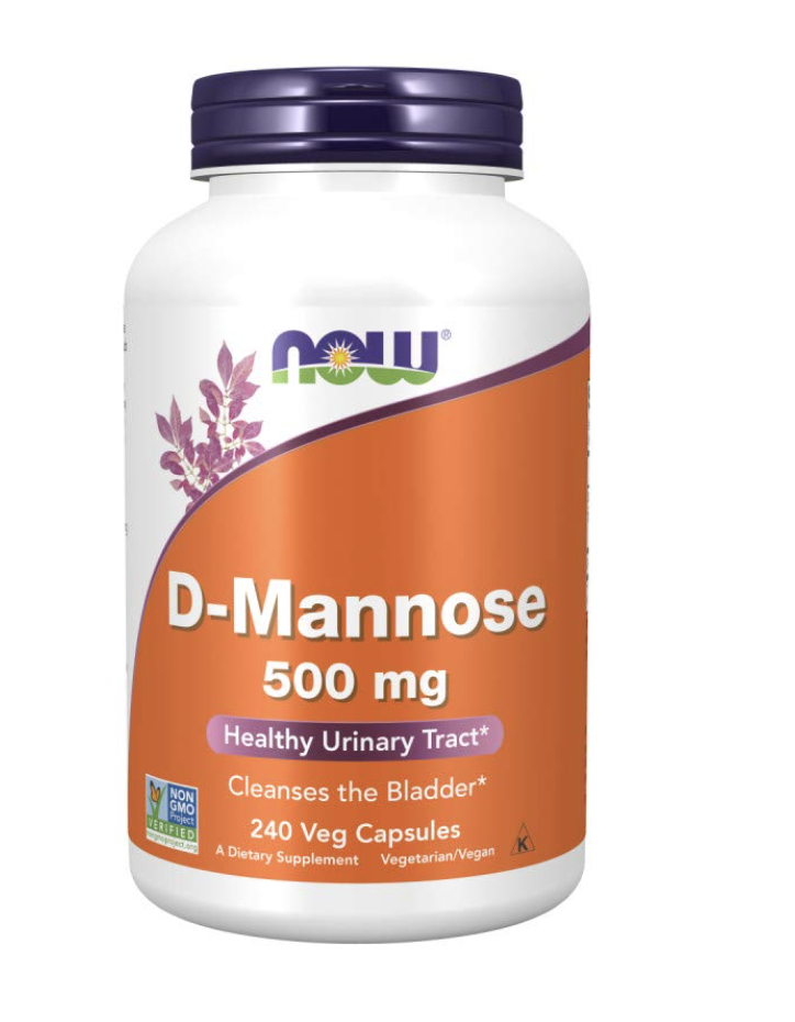 Now Foods D-Mannose 500 mg – Urinary Support - Veg Capsules