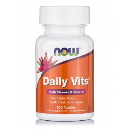 NOW Foods, Daily Vits, Multivitamin & Mineral, 100 Tablets