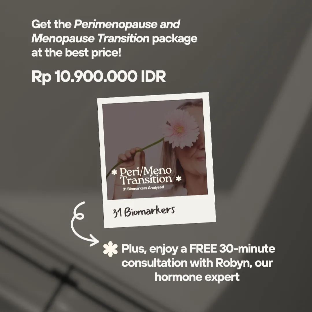 Perimenopause and Menopause Transition Package - 31 biomarkers (Free Consultation)