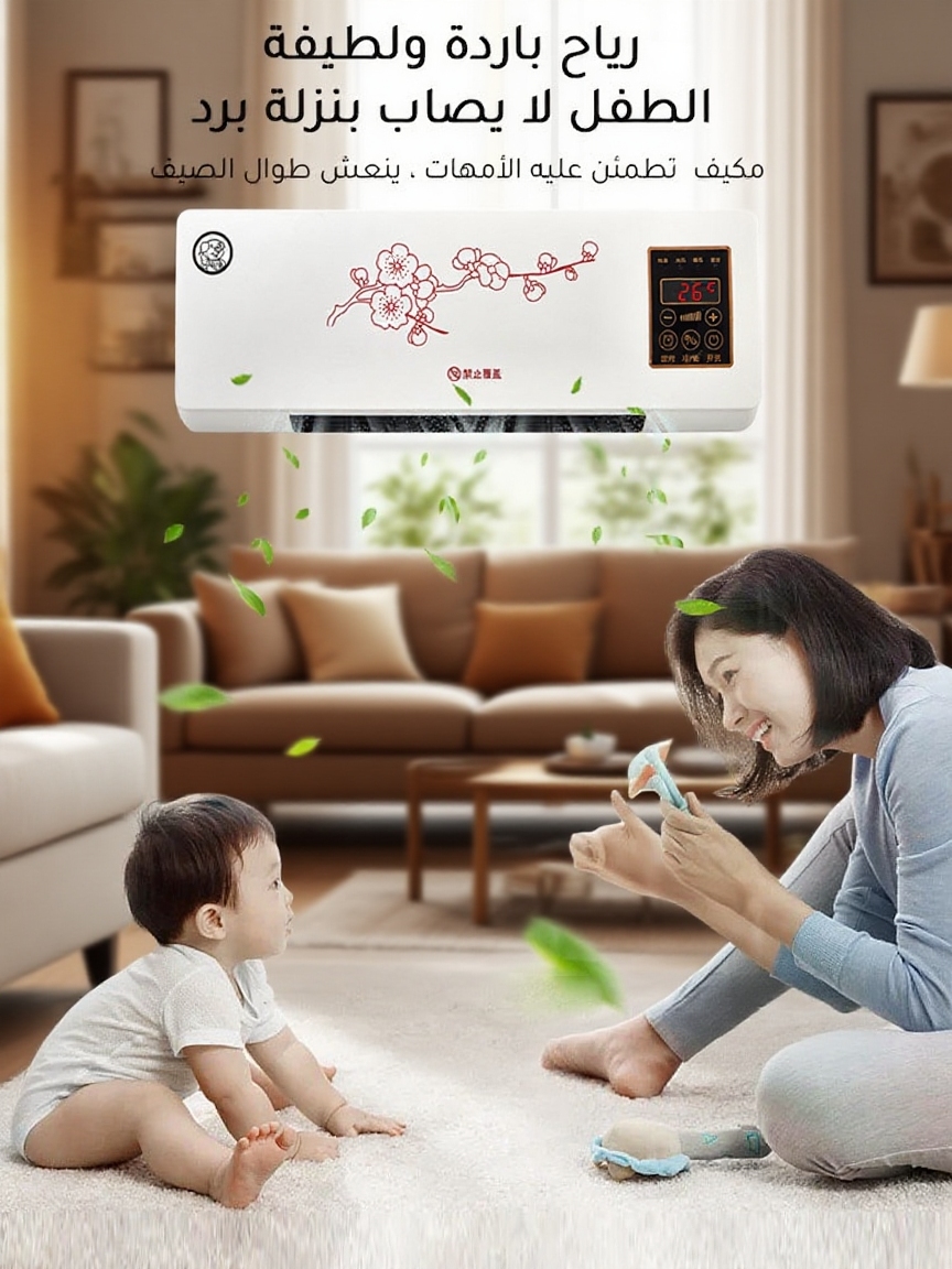 مكيف معلق مع حار وبارد