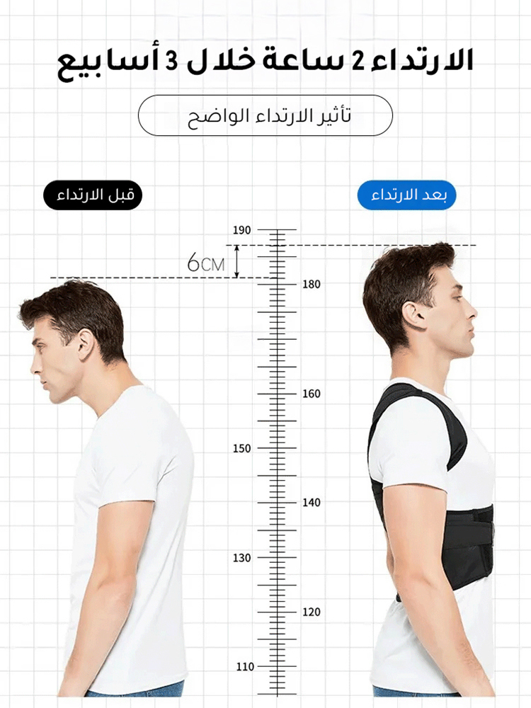حزام تصحيح حدبة الظهر من ماركة أمريكية