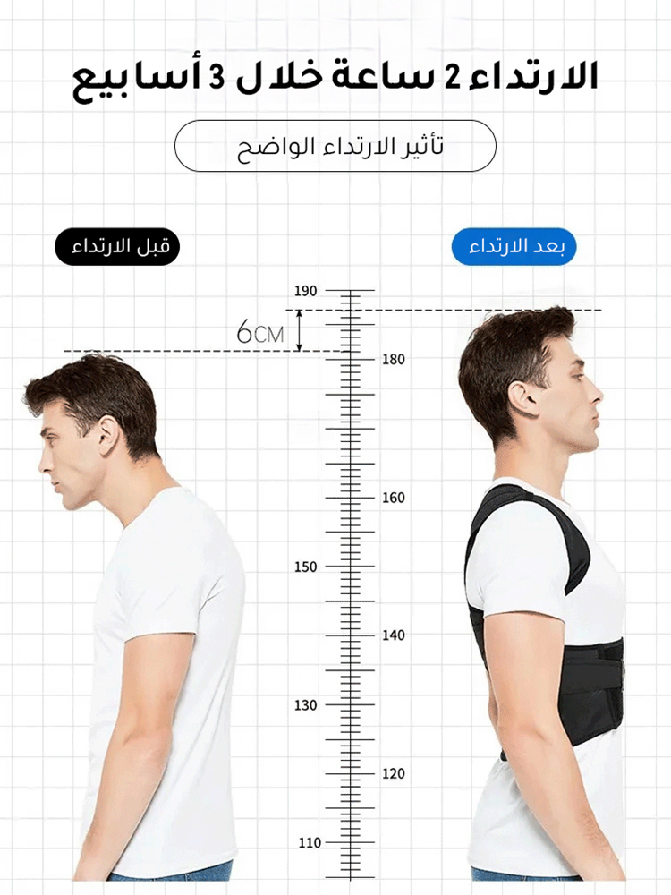 حزام تصحيح حدبة الظهر من ماركة أمريكية