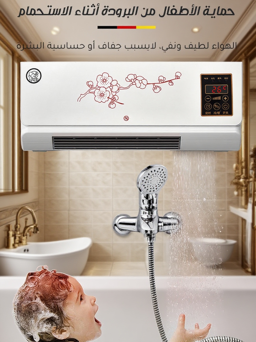 مكيف معلق مع حار وبارد