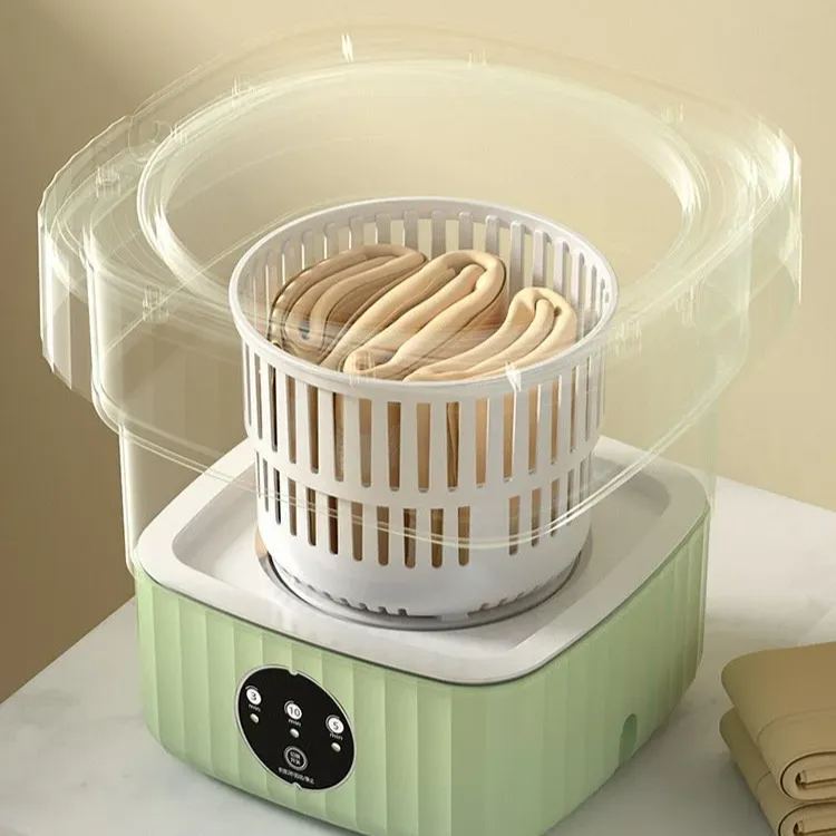 آلة غسيل الجوارب المصغرة والمحمولة  جهاز صغير للتخلص من الملابس الداخلية والجوارب