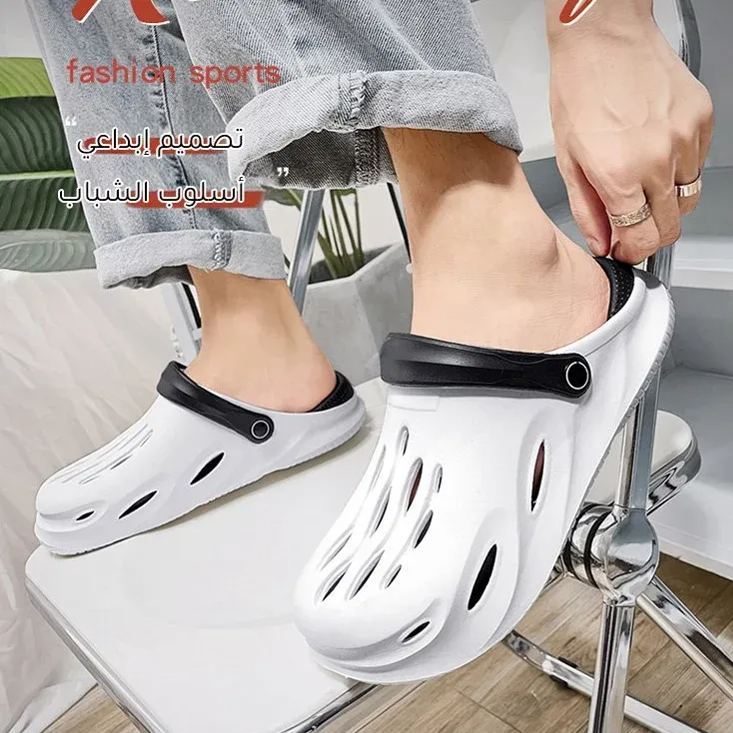 حذاء رجالي صيفي بتصميم مريح وخفيف الوزن، مناسب للقيادة والاستجمام على الشاطئ