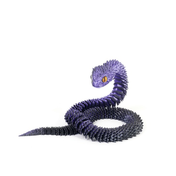 🐍3D Printed Multi-Joint Movable Snake Toy