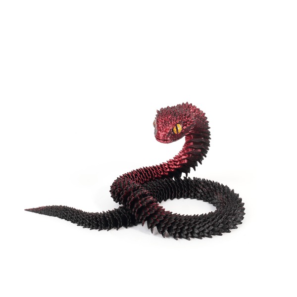 🐍3D Printed Multi-Joint Movable Snake Toy