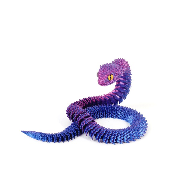 🐍3D Printed Multi-Joint Movable Snake Toy