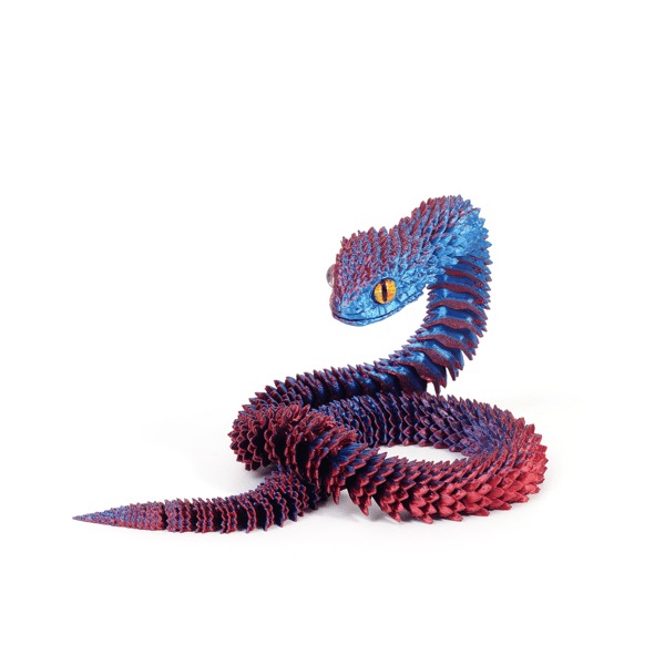 🐍3D Printed Multi-Joint Movable Snake Toy