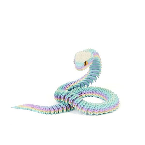 🐍3D Printed Multi-Joint Movable Snake Toy