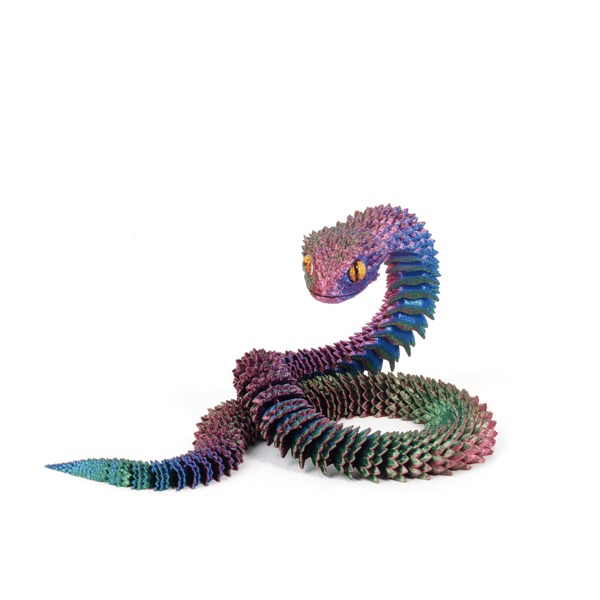 🐍3D Printed Multi-Joint Movable Snake Toy