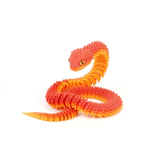 🐍3D Printed Multi-Joint Movable Snake Toy