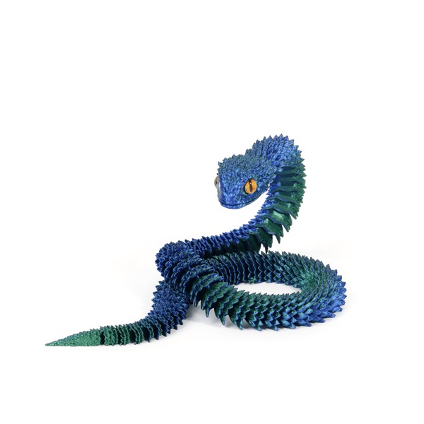 🐍3D Printed Multi-Joint Movable Snake Toy