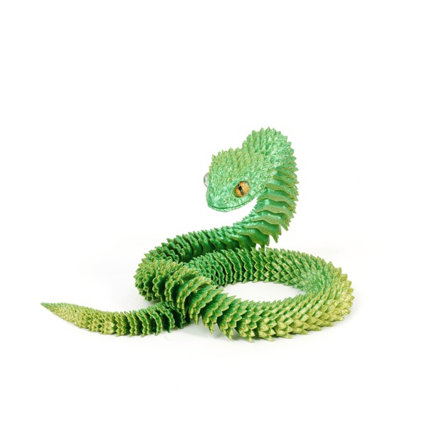 🐍3D Printed Multi-Joint Movable Snake Toy