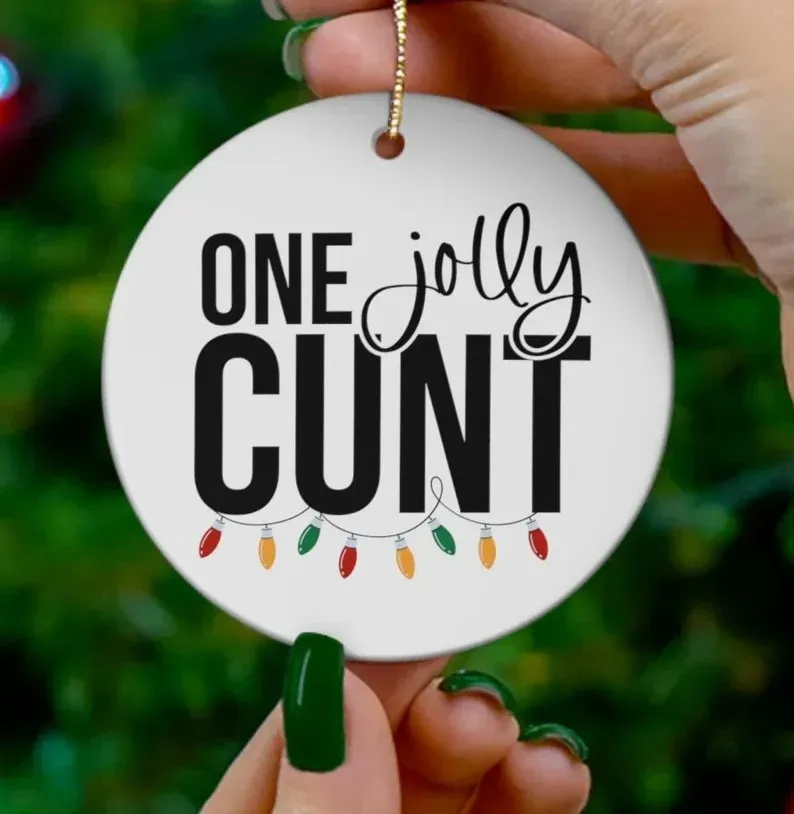 🤣Funny Adult Christmas Ornament🎄