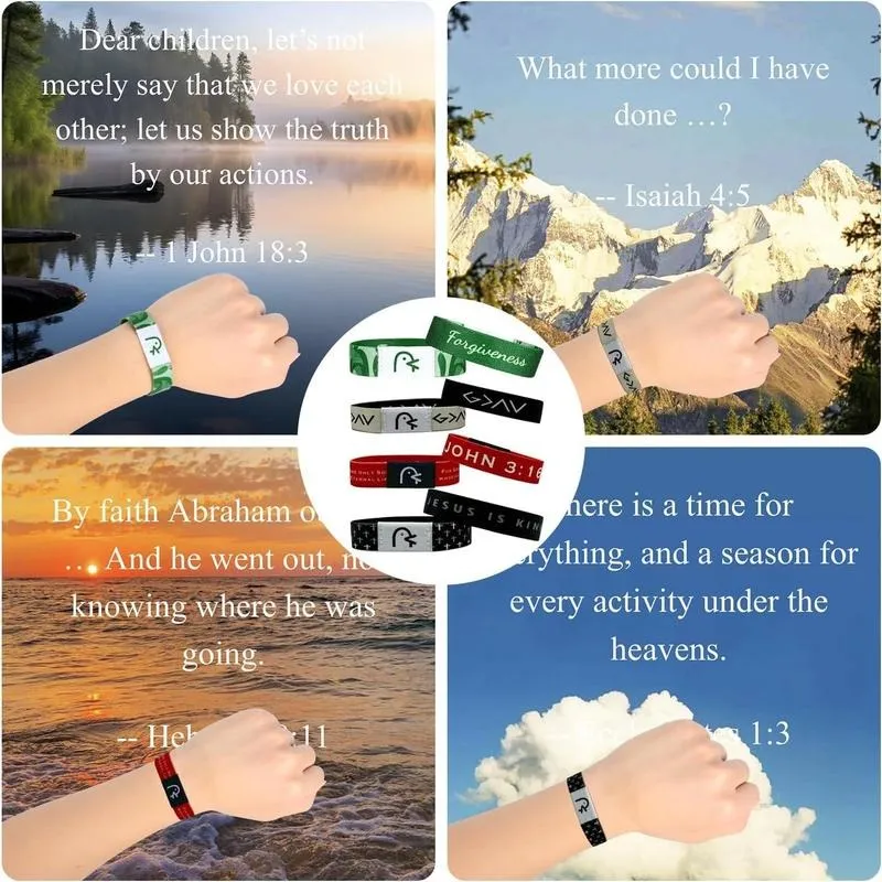 ✝️Daily Bible Verse Bracelet Daily Sheepy Bible Verse Christian Bracelet -Trust God🕯️