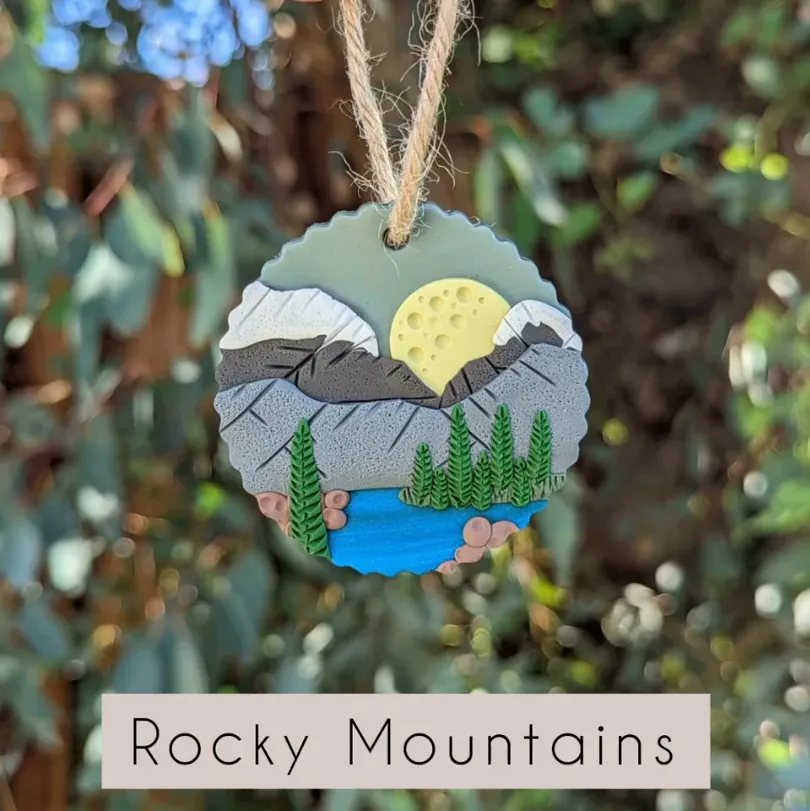 Handmade-NATIONAL PARK Tree Ornaments