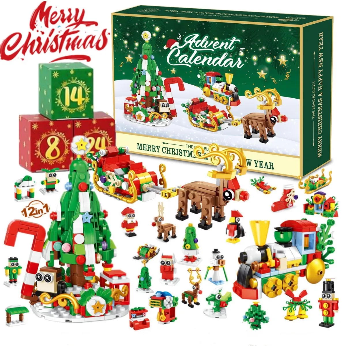 Christmas Building Blocks Advent Calendar