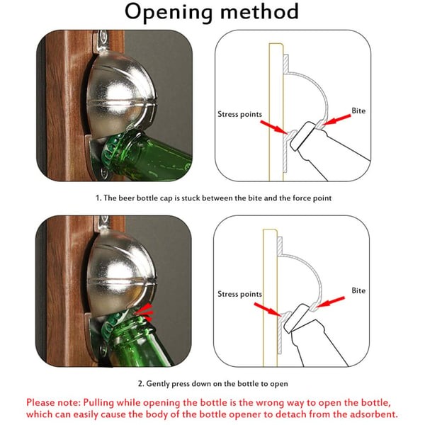 Wooden Wall Mounted Opener