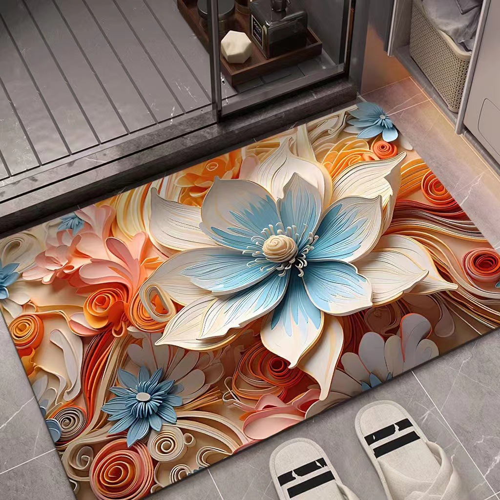 💥New Year's Sale 60% OFF💥3D Oil Painting Diatom Mud Water-Absorbing Anti-Slip Floor Mat