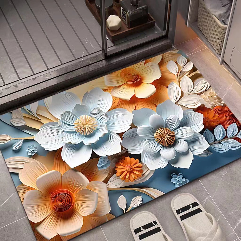 💥New Year's Sale 60% OFF💥3D Oil Painting Diatom Mud Water-Absorbing Anti-Slip Floor Mat