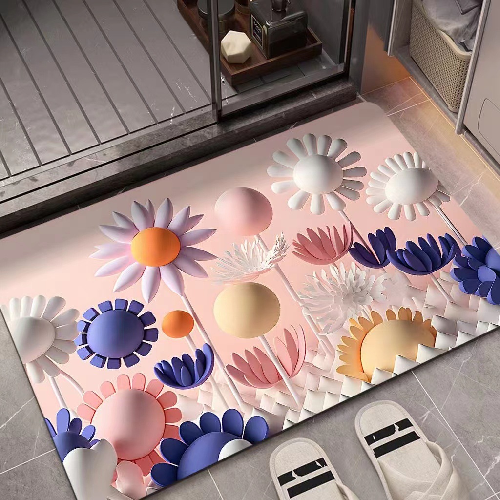 💥New Year's Sale 60% OFF💥3D Oil Painting Diatom Mud Water-Absorbing Anti-Slip Floor Mat