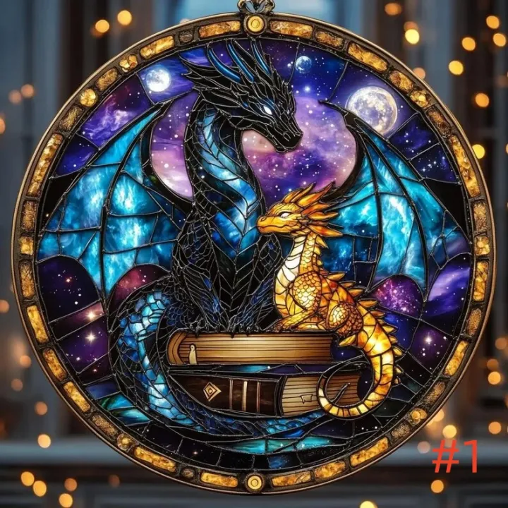 Acrylic Wing Dragon Suncatcher Ornament