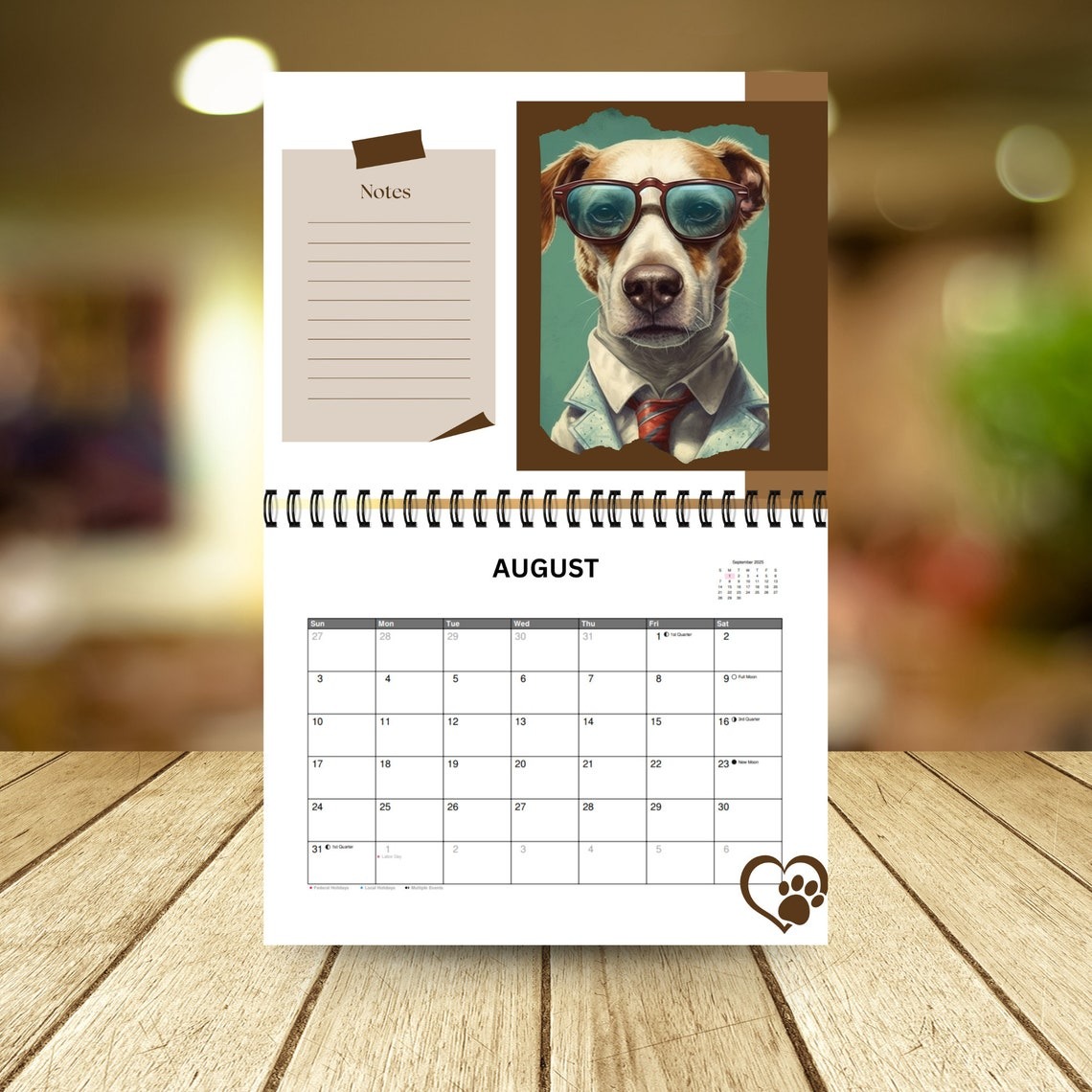 2025 Dog Calendar