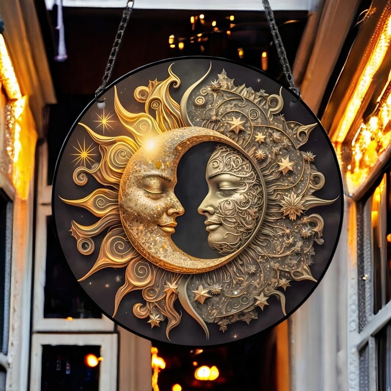 🔥Hot Sale 50% Off🔥😮Stunning Sun Tarot Card Wall Art🎇