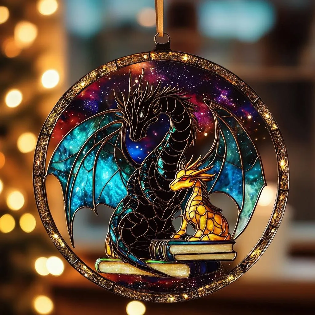 Acrylic Wing Dragon Suncatcher Ornament