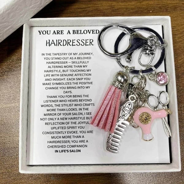 🔥 Hot Sale 50% Off🔥 Hairstylist Gift Keychain 💇‍♀️ 🎁