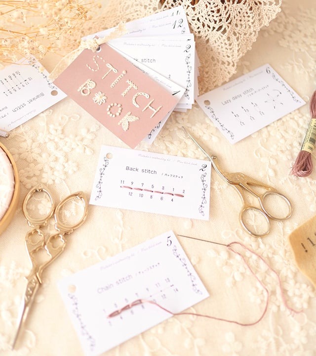 🔥Hot Sale 50% Off🔥Creative Mini Embroidery Sewing Stitch Learning Card Book 📖