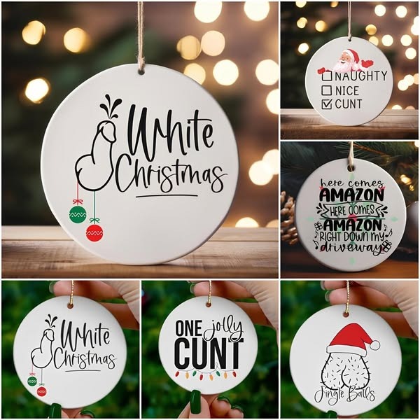 🤣Funny Adult Christmas Ornament🎄