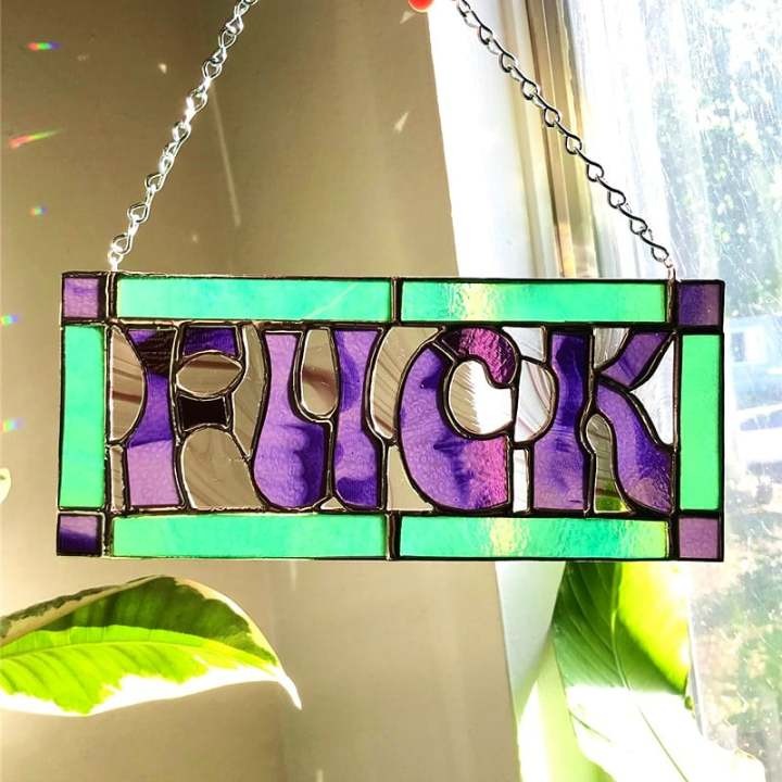 ✨Hot Sale 50% OFF--🤣F*CK Suncatcher