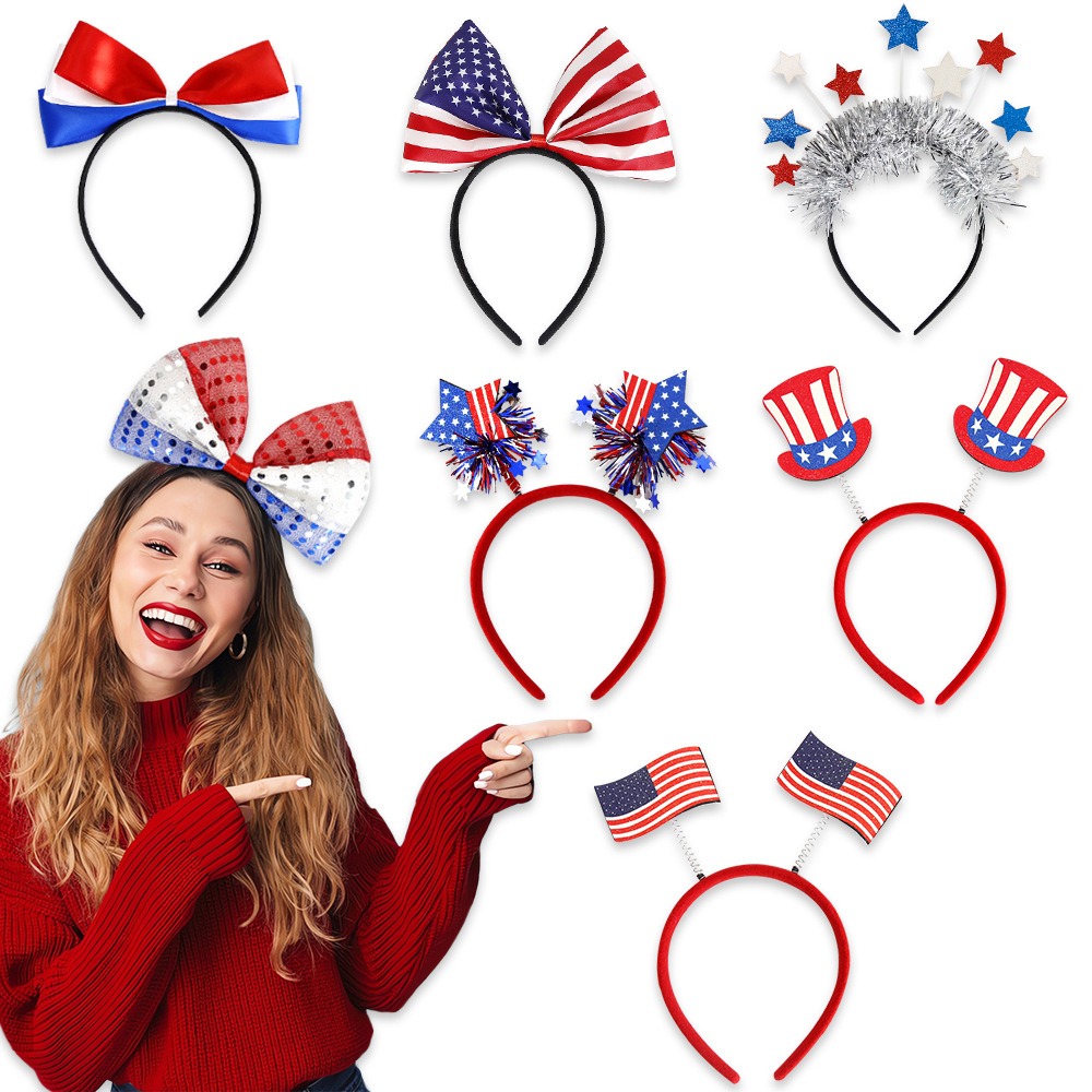 🔥HOT SALE🔥 🎇Independence Day Headbands👑