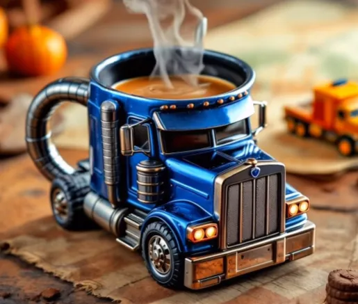 ☕Semi-Truck Coffee Mugs 