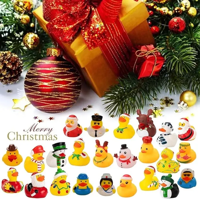 Countdown Christmas Rubber Ducks Advent Calendar