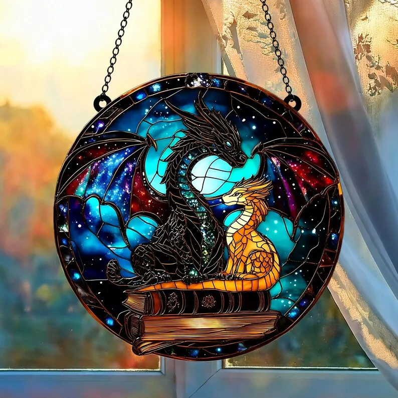 Acrylic Wing Dragon Suncatcher Ornament