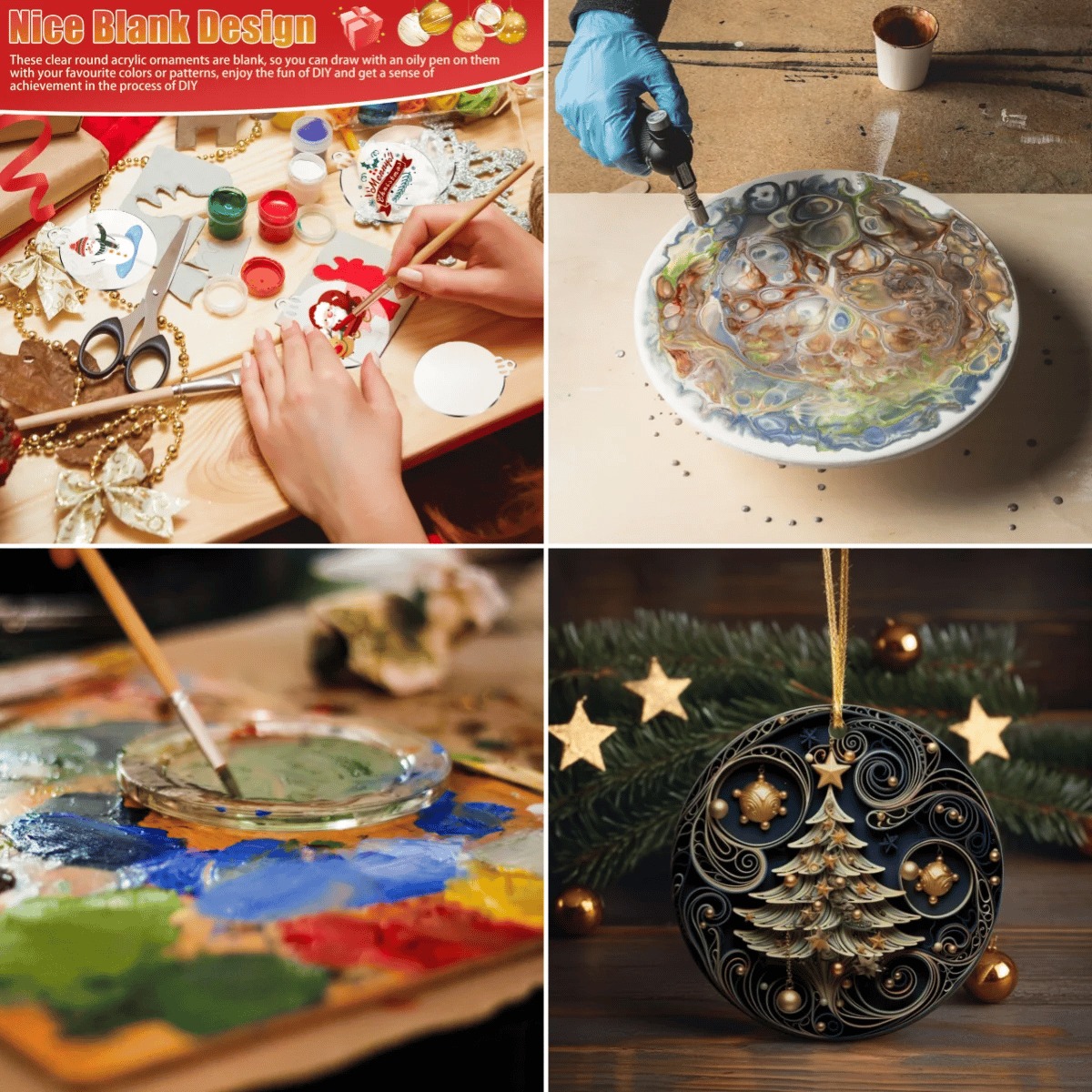 🔥Hot Sale 50% Off🔥🎄Elegant Christmas Decorations Set