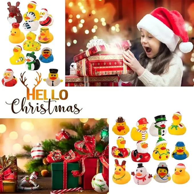 Countdown Christmas Rubber Ducks Advent Calendar